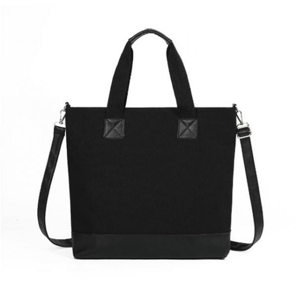 숄더백 에코 크로스백 무지 심플 캔버스 가방 블랙