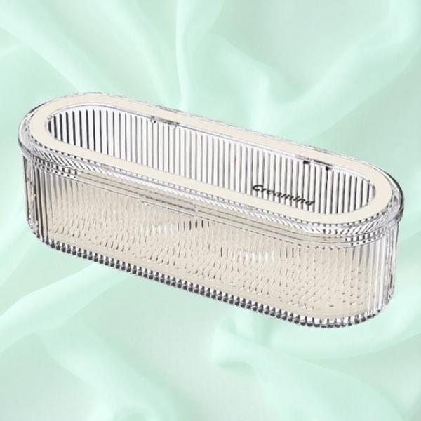 수저 예쁜 플라스틱 투명 업소용 포함 수납함 보관함