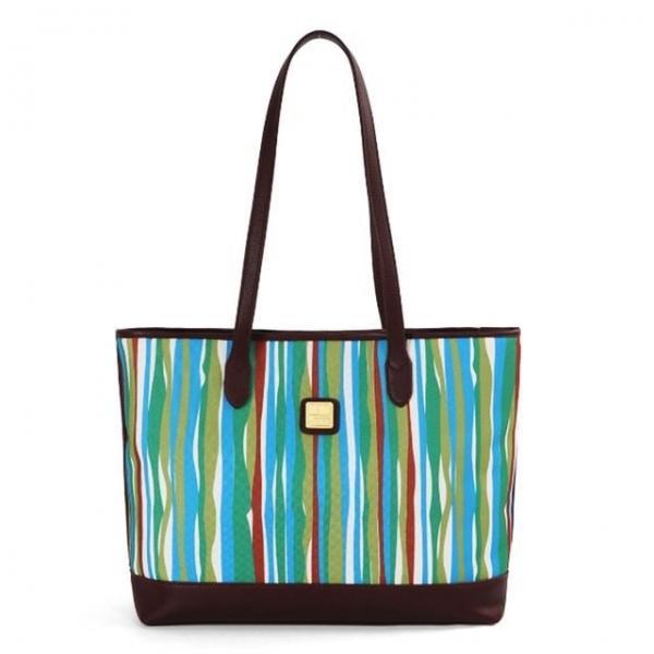 빅 숄더백 여성 데일리 색동 가방 그린콤비C