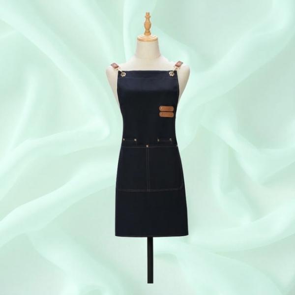 식당 단체 남성 원피스 주방 데님 업소용 앞치마
