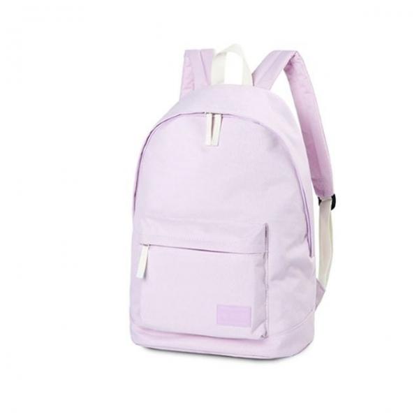 러블리 심플 무지 단체 가방 학생 백팩 배낭 라벤더