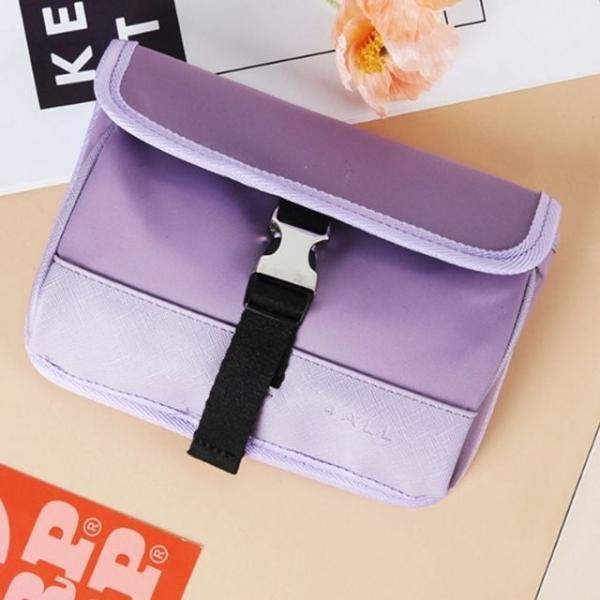 미니 버클 크로스백 보조 가방 퍼플