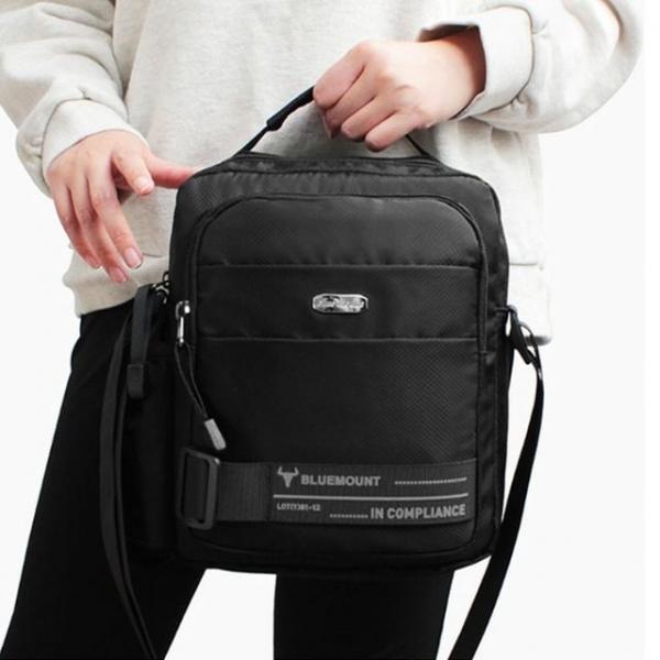 크로스백 데일리 외출 보조 여행 가방 블랙