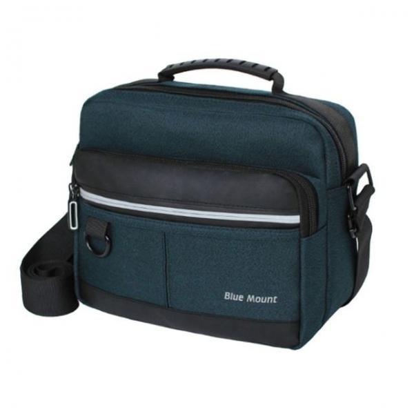 남성 스퀘어 데일리 출근 외근 가방 네이비