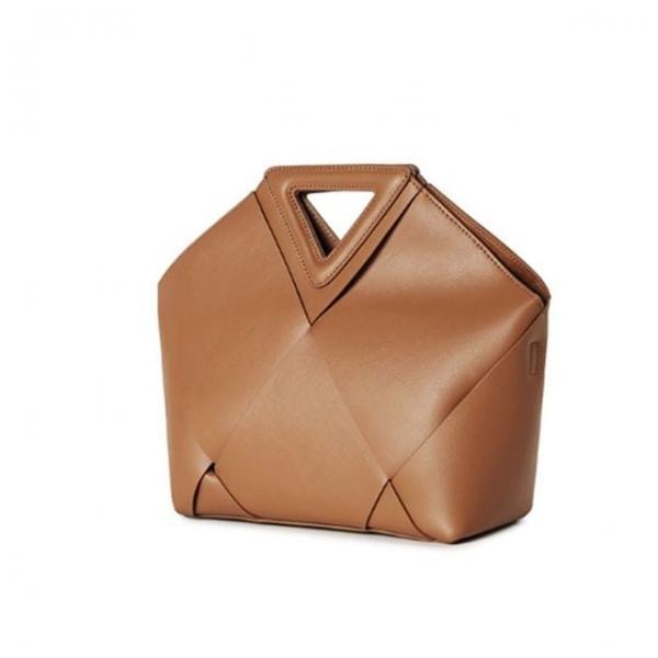 가죽 빅 위빙 토트백 크로스 파우치 가방 탄