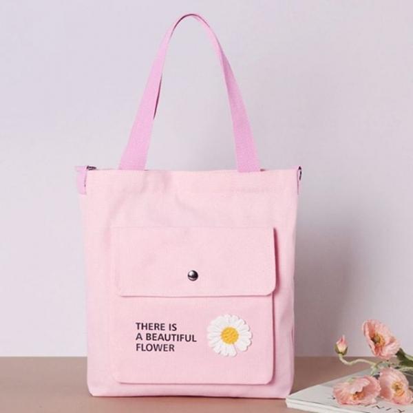숄더백 에코백 에코백 학생 보조 여름 가방 핑크