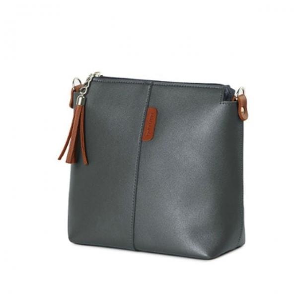 크로스 숄더백 여성 핸드백 스퀘어 가방 그레이