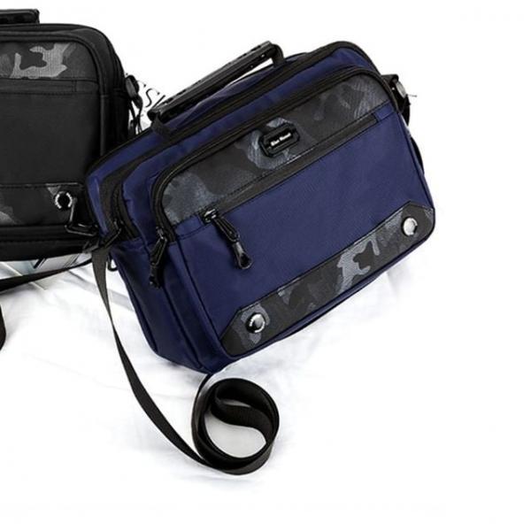 크로스 출근 노트북 캐주얼 외근 출장 가방 네이비