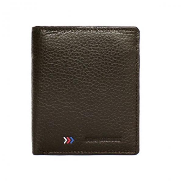 남성 반지갑 중지갑 학생 선물 카드 지갑 브라운