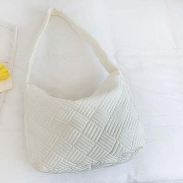 빅 숄더백 패딩 데일리 겨울 큰 가방 아이보리