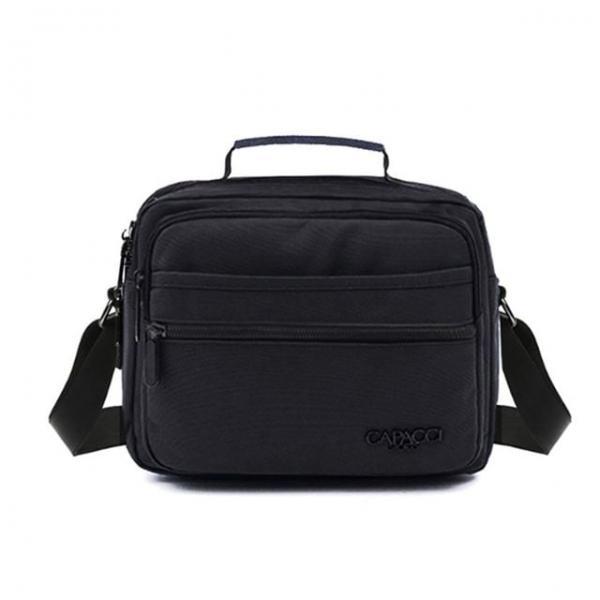 캐주얼 크로스백 데일리 스퀘어 숄더 가방 블랙