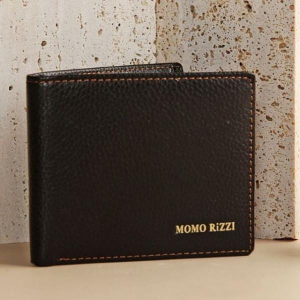 선물 카드 현금 지갑 남학생 남성 반지갑 브라운