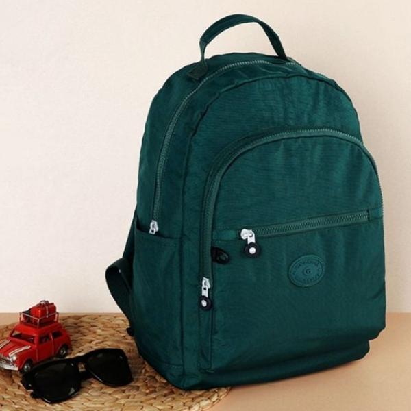 여행 캐주얼 가벼운 데일리 배낭 가방 그린