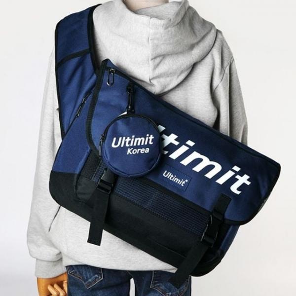 책가방 메신저백 학생 보조 파우치 가방 네이비