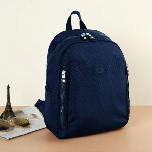 여행 여성 캐주얼 배낭 수납 단체 가방 백팩 네이비