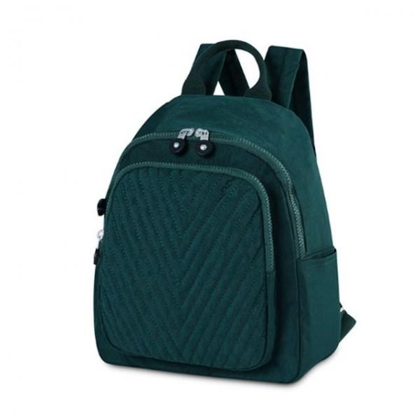 여행 캐주얼 배낭 미니 수납 가벼운 가방 그린