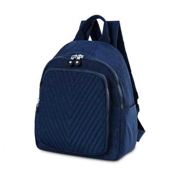 여행 캐주얼 배낭 미니 수납 가벼운 가방 네이비