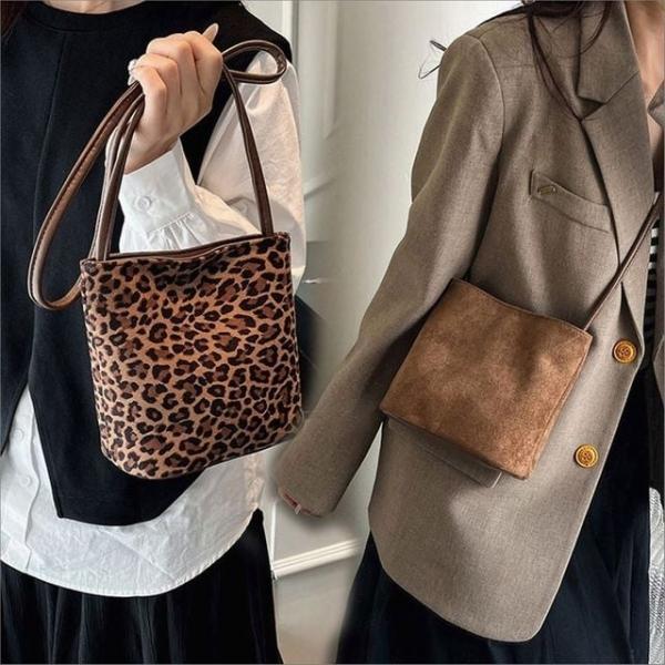 여성 크로스백 스웨이드 미니 버킷백 프렌치무드 가방