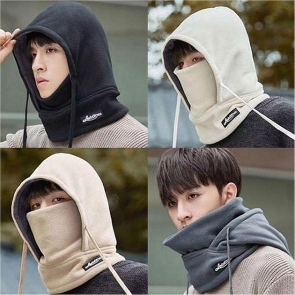 남녀공용 넥워머 플리스 후드워머 겨울 방한모자 라이딩후드