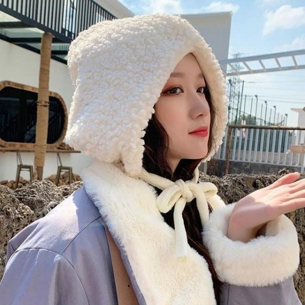 여성 전체 뽀글이 귀여운 모자