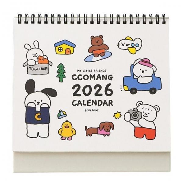캘린더 2026 꼬망 탁상 달력 책상달력 달력 탁상달력