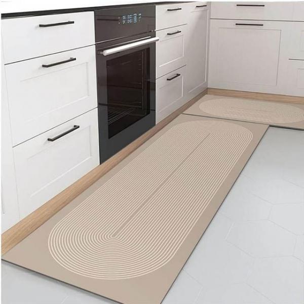 감각적인 디자인 주방에서 사용하 좋은 키친패턴 매트
