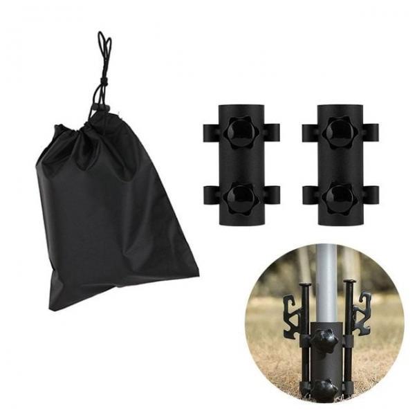 타프 폴대 고정 홀더 2P 텐트 파라솔 천막용 지킴이