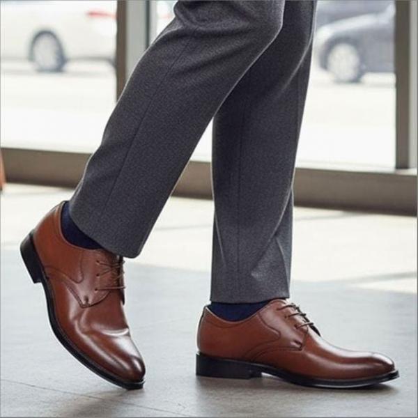 남성 빅사이즈 클래식 정장 구두 깔끔한 출근 신발 2컬러
