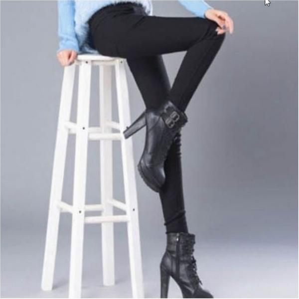 여자 겨울 밴딩 기모안감 레깅스 팬츠 스키니 방한 퍼 바지