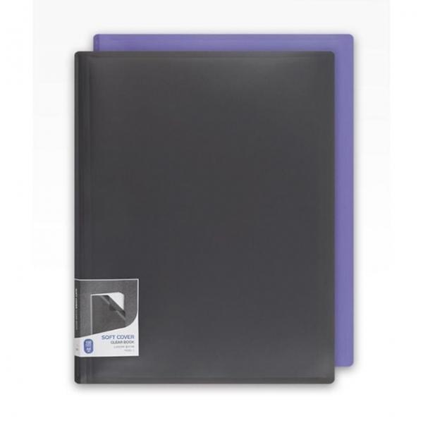 2색 1개 A4 소프트커버 클리어화일 100매 파일 파일케이스 악보화일 홀더