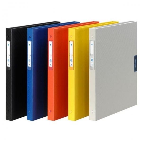 5색 1개 A4 3단 하드커버 클리어화일 40매 인덱스 파일케이스 서류 파일