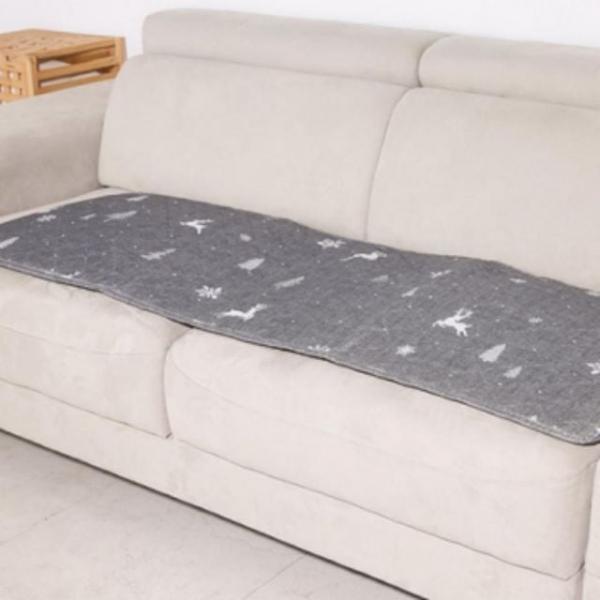 3인용 전기방석 손세탁 온열 사무실 매트 방석 눈꽃사슴