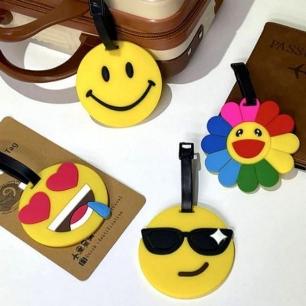 스마일 캐리어네임택 가방 네임택 러기지택 여행 이름표 네임테그