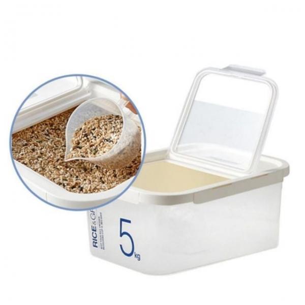 잡곡 곡물 보관 저장 밀폐 용기 잡곡통 쌀통 5kg