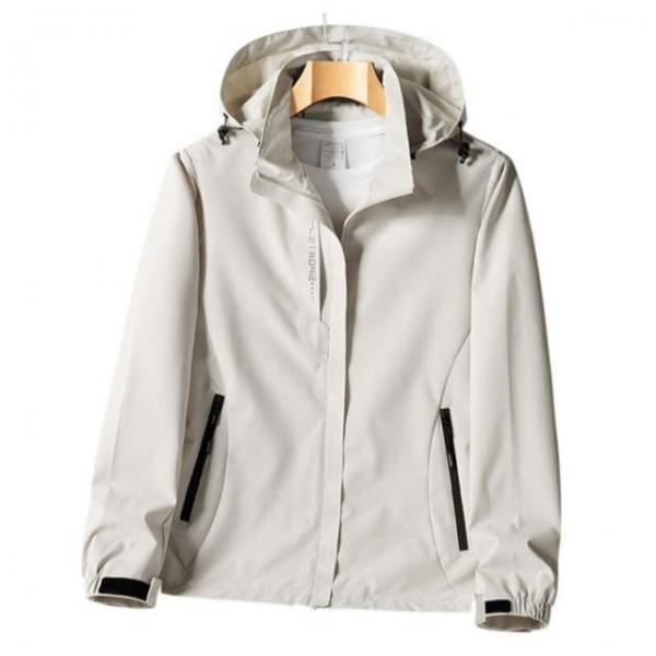 여성 간절기 후드 탈부착 바람막이 점퍼 자켓 2컬러