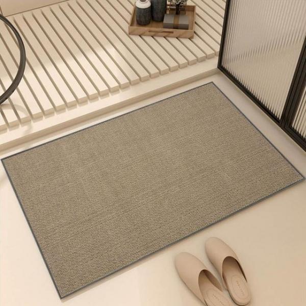 고급스러운톤 잔잔한 짜임패턴 현관 거실 레트로 매트