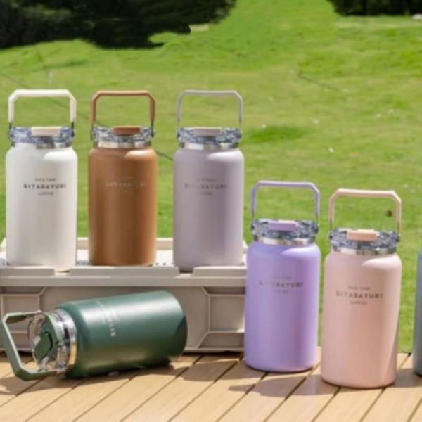 스테인리스 대용량 텀블러 휴대용 보온 보냉 커피 보틀