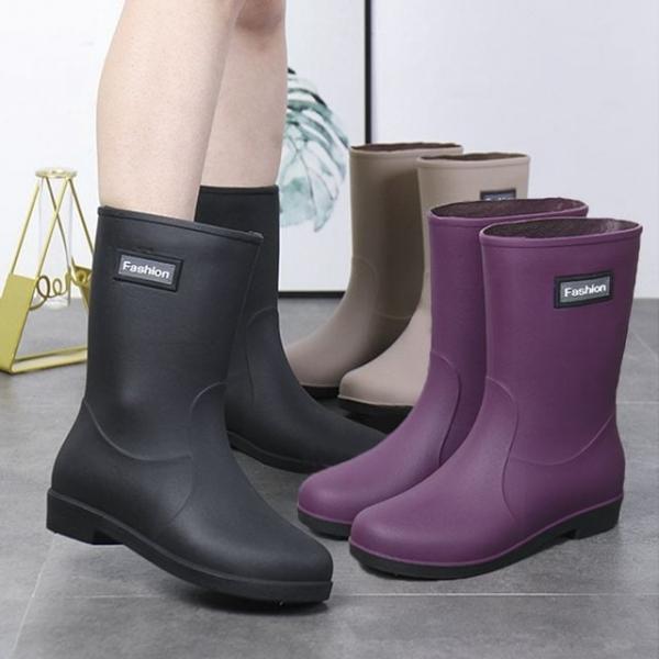 심플무드 방수 여성레인부츠 데일리 장마철 패션장화