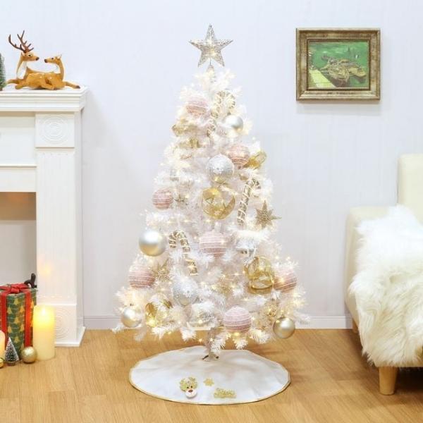 코지 화이트 크리스마스트리풀세트 크리스마스장식