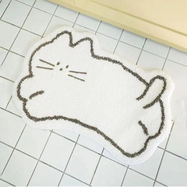 고양이발매트 푹신한 욕실앞 화장실매트 L