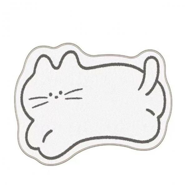고양이발매트 푹신한 욕실앞 화장실매트 S