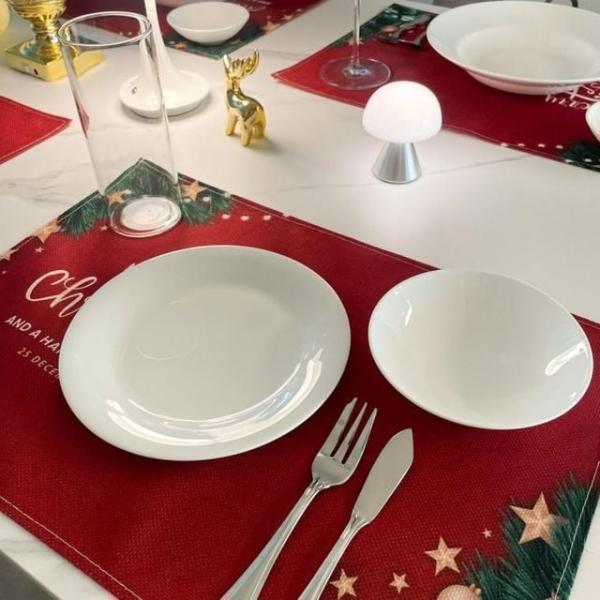 크리스마스테이블매트 럭셔리 웨어 크리스마스 매트 식탁 테이블 christmas 용품 파티 xmas