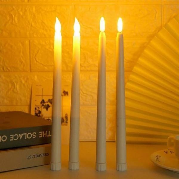 LED 스틱 양초 6개세트 소원 캔들 공연 교회 크리스마스 캔들 크리스마스 양초 LED 향초