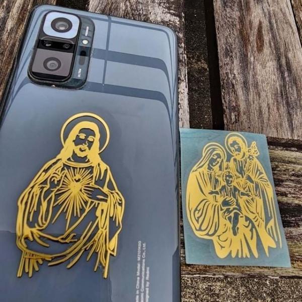 예수님 행운 부적 스티커 성모마리아 행운부적 크리스마스 종교용품 예수님스티커 천주교 단체선물 교회
