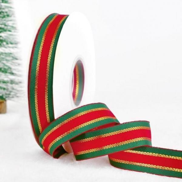 크리스마스 리본끈 레드그린 15mm 끈 포장 꽃 꾸미기재료 크리스마스 용 장식 리본 선물