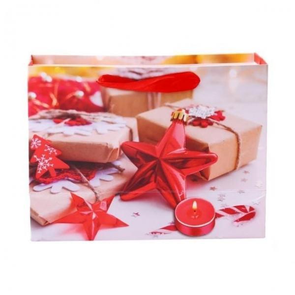 해피 크리스마스 쇼핑백 성탄절 산타 쇼핑백 선물 종이 크리스마스 가방