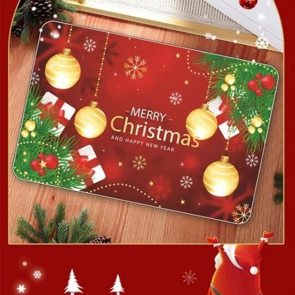 크리스마스 발매트 메리 크리스마스 크리스마스 매트 카펫 크리스마스 트리 레드 축제 크리스마스 발판 용