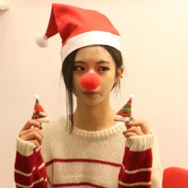 루돌프 빨간코 빨간코 크리스마스 소품 산타복 성가대 크리스마스 산타 헤어밴드 파티 머리띠