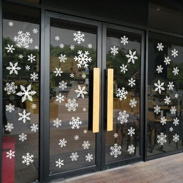 크리스마스스티커패키지 144개입 파티장식 소품 산타 파티 크리스마스 용품 유리 장식