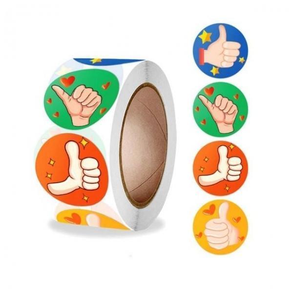 넘버원 칭찬 스티커 500pcs 칭찬스티커 스티커라벨 크리스마스스티커 넘버원스티커 스마일스티커